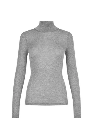 samsøe & samsøe - Langarmshirt - Sadou grau - Gr. - XL