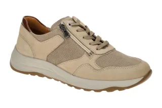 Waldl?ufer 662001 K-JOHN Herren Schn?r Halbschuhe beige/cognac - Echtleder, W...