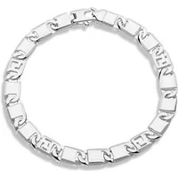 Tony Fein Armband Griechisches Armband 7mm 925er Sterling Silber Massiv Hochglanzpoliert