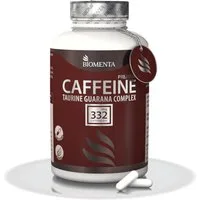 BIOMENTA Koffein Komplex mit Grüntee, Guarana, Taurin uvm. - 180 Kapseln Kapseln, 180 St., 155.7 g, Erhöhter Koffeingehalt