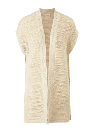 s.Oliver BLACK LABEL - Weste creme/gelb - Gr. - M