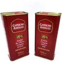 Capricho Andaluz Speiseöl Extra natives Olivenöl aus Andalusien in 2er Pack (2 x 500 ml)