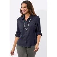 Witt Klassische Bluse Flanell-Bluse Langarm