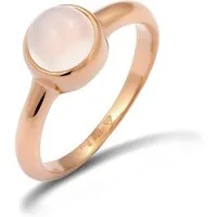 Elli Fingerring Solitär Edelstein Mondstein Pastell 925 Silber
