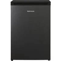 Telefunken Kühlschrank C-135-100-DI, 83.8 cm hoch, 54 cm breit, 135 Liter Nutzinhalt, ohne Gefrierfach, klein, freistehend, dark inox