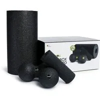 Blackroll Massagegerät Faszien-Set Blackbox, Ideal für Training und Therapie