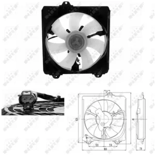 NRF K?hlerl?fter Toyota Rav 4 2 2,0 47695