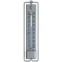 TFA Dostmann Gartenthermometer TFA 12.2001 analoges Innen-Außen-Thermometer aus Metall