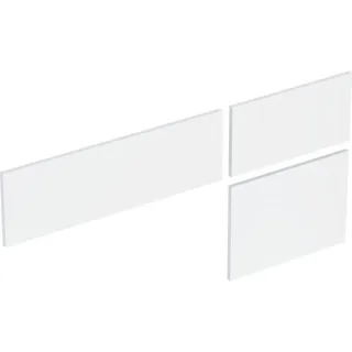 Geberit VariForm Set Schubl.-Front für Unterschrank für Waschtisch, mit 3 Schubladen B=120cm, weiß, 244696001
