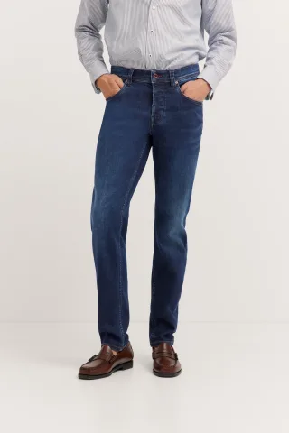 bugatti 5-Pocket-Jeans mit Stretchfunktion