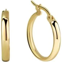 Fascination by Ellen K. Paar Creolen 333 Gold 17,5mm Durchmesser