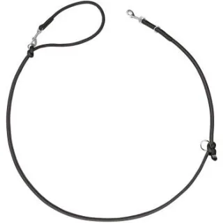 Hunter verstellbare Hundeführleine soho round mini schwarz 8 mm