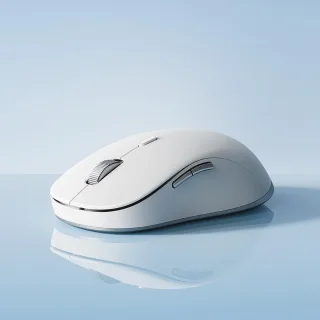 Xiaomi Wireless Mouse 4 Pro 2.4G Wireless Bluetooth Mouse Electromagnetic Scroll Wheel Silent Lightweight 66g for Office