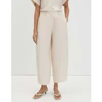 someday Leinenhose CISILIA BARREL LINEN im Barrel Fit Ovale Beinlinie mit verdecktem Zip-Fly