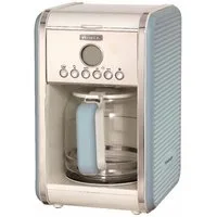 Ariete Filterkaffeemaschine Vintage 1342, blau, 1,5l Kaffeekanne, Permanentfilter, Startzeit Kaffeezubereitung programmierbar