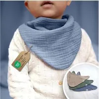 lilimaus Spucktuch Musselin Dreieckstuch für Babys - Halstuch & Sabbertuch, (1-tlg), hält den Hals trocken & sitzt auch bei Bewegung - in 2 Größen