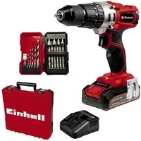 Einhell Akku-Schlagbohrschrauber TE-CD 18/2 Li-i +22 (1x2,5 Ah), max. 1250 U/min, inklusive Koffer, Akku und Ladegerät