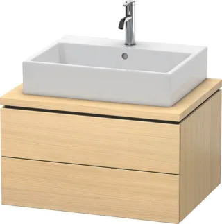 Duravit L-Cube Konsolenwaschtischunterbau wandhängend Mediterrane Eiche Matt 720x547x400 mm - LC5816 LC581607171