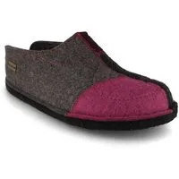 Haflinger Filz-Pantoffel aus reiner Schurwolle Hausschuh modernes Puzzle-Design
