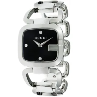 Gucci YA125406 G-Timeless Diamanten Schwarz Damenuhr