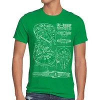 style3 T-Shirt Millennium Falcon star krieg wars imperium der sterne vader