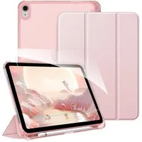 Fintie Tablet-Hülle für iPad 11 Generation 11'' 2025 (A16), iPad 10 Generation 10.9'' 2022, mit Schutzfolie-ultradünne transparente Rückseite Case mit Stifthalter