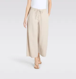 MAC - MAC JEANS - CULOTTE, Cotton linen tencel weiß - Gr. - 36