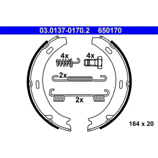 ATE Bremsbacken hinten Mercedes 03.0137-0170.2