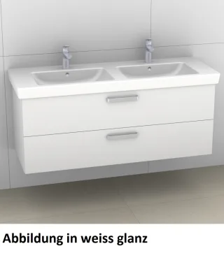 Artiqua 414 Waschtischunterschrank für Subway 2.0 7175D0 Weiß Matt Select, 414-WU2L-V77-7161-171 414-WU2L-V77-7161-171
