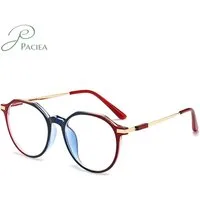 PACIEA Lesebrille Damen Herren Rundrahmen Blaulichtfilter Vollrand Ultraleicht