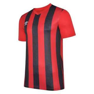 Umbro Ramone-Trikot für Herren (Zinnoberrot/Schwarz)