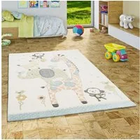 Pergamon Kinderteppich Kinder Teppich Maui Kids Safari Tiere, Rechteckig, Höhe: 13 mm