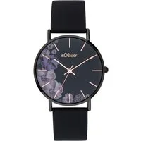 s.Oliver Quarzuhr Modern Statement Silikon