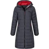 Geographical Norway Steppmantel Damen Winter Jacke Stepp Mantel Lange Steppjacke Wintermantel parka