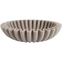 Present Time Servierschale Schale Wave Bowl Light Grey (30cm)