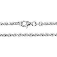 OSTSEE-SCHMUCK Silberkette Ostsee-Schmuck Kette Kordel 2,2 mm Kette Kordel 2,2 mm (1-tlg)