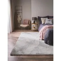 benuta Fellteppich Dave, rechteckig, Höhe: 21 mm, Teppich Wohnzimmer, Schlafzimmer, Esszimmer, Flur, Kunstfaser, Cozy