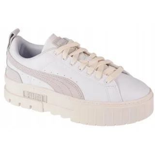 Puma - Damen Sneaker "Mayze Thrited", Wildleder (Weiß/Beige)