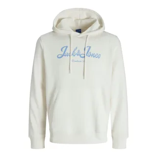 Jor Time Sweat Hood von Jack & Jones in der farbe Weiss.