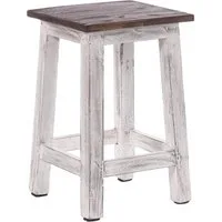 DESIGN DELIGHTS Hocker Sitzhocker MADERO, 48x30cm(HxB) Altholz Holzhocker, massivholz Hocker