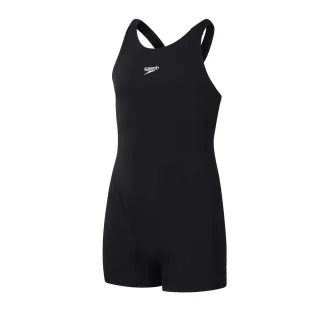Speedo - Badeanzug für Mädchen, Eco Ausdauer + (Schwarz)