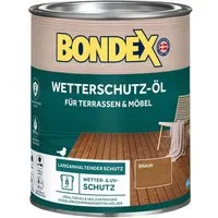 Bondex Wetterschutzfarbe BONDEX Wetterschutz-Öl für Aussen, UV-Schutz, matt, wasserabweisend