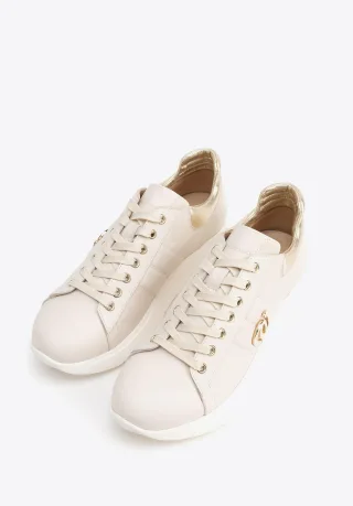 Wittchen Damen-Sneaker aus Naturleder, beige
