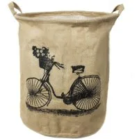 Yudu Aufbewahrungskorb Wäschekorb Organizer Korb faltbar mit Tragegriffen H40cm