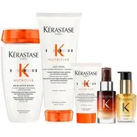 Kérastase Haarpflege-Set Nutritive Luxus-Routine Set – Intensive Pflege für sehr trockenes Haar, 5-tlg., Intensive Pflege für sehr trockenes Haar