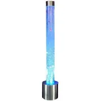 Xlmoebel Zierbrunnen Wassersäule mit LED-Beleuchtung und dekorativen Fischen, (Wassersäule), Hergestellt in Europa