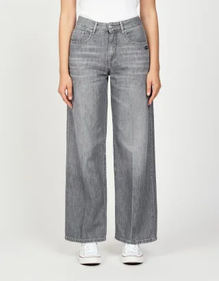 GANG Damen 94CARLOTTA - wide fit Jeans summer grey