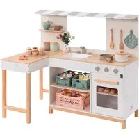 MUSTERKIND® Spielküche Robusta Holz, Kunststoff