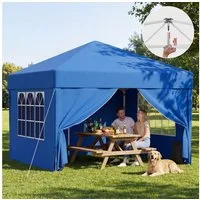 HOMALL Pavillon 3x3/3x6 m Faltpavillon Gartenpavillon Winterfest Pop Up Partyzelt, Wasserdicht Faltpavillon mit 4 Seitenteilen, Sandsäcke