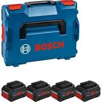 Akku ProCORE 18V 5.5Ah Professional, 4 Stück blau/schwarz, L-BOXX, AMPShare Alliance
